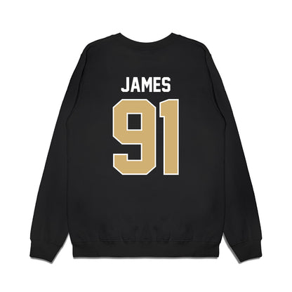 Vanderbilt - NCAA Football : Christian James - Vintage Helmet Premium Crewneck Sweatshirt-1