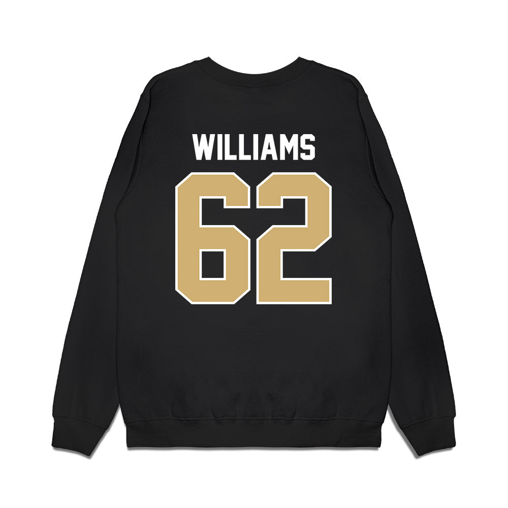 Vanderbilt - NCAA Football : CJ Williams - Vintage Helmet Premium Crewneck Sweatshirt-1