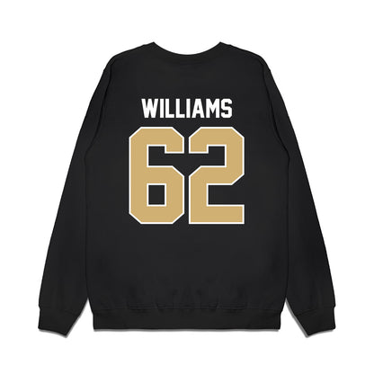Vanderbilt - NCAA Football : CJ Williams - Vintage Helmet Premium Crewneck Sweatshirt-1