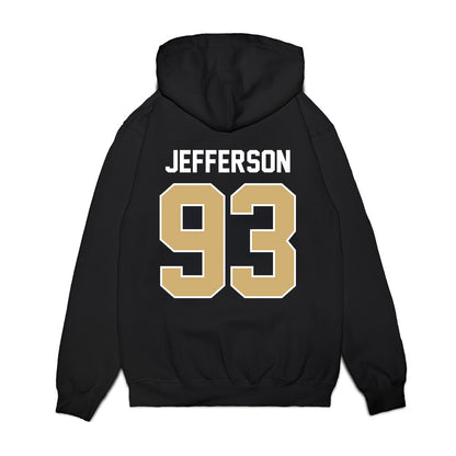 Vanderbilt - NCAA Football : Nikhil Jefferson - Vintage Helmet Premium Hooded Sweatshirt-1