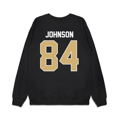 Vanderbilt - NCAA Football : Kam Johnson - Vintage Helmet Premium Crewneck Sweatshirt-1