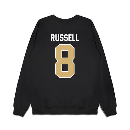 Vanderbilt - NCAA Football : Tyson Russell - Vintage Helmet Premium Crewneck Sweatshirt-1