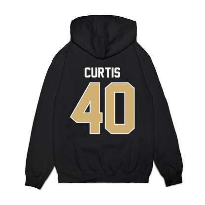 Vanderbilt - NCAA Football : Jamison Curtis - Vintage Helmet Premium Hooded Sweatshirt-1