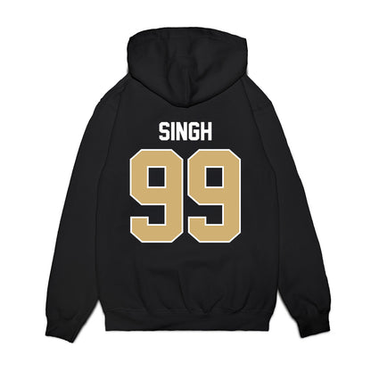 Vanderbilt - NCAA Football : Joshua Singh - Vintage Helmet Premium Hooded Sweatshirt-1