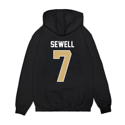 Vanderbilt - NCAA Football : Marlen Sewell - Vintage Helmet Premium Hooded Sweatshirt-1
