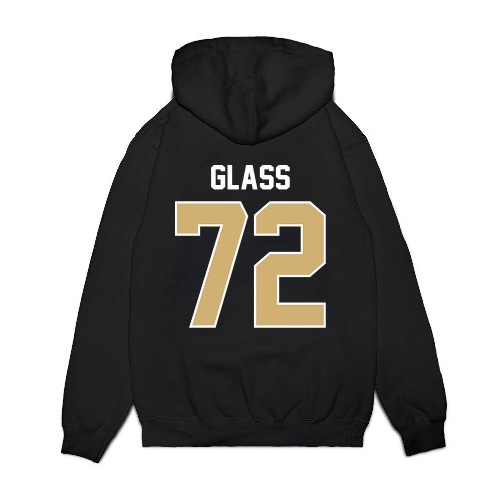 Vanderbilt - NCAA Football : Isaia Glass - Vintage Helmet Premium Hooded Sweatshirt-1