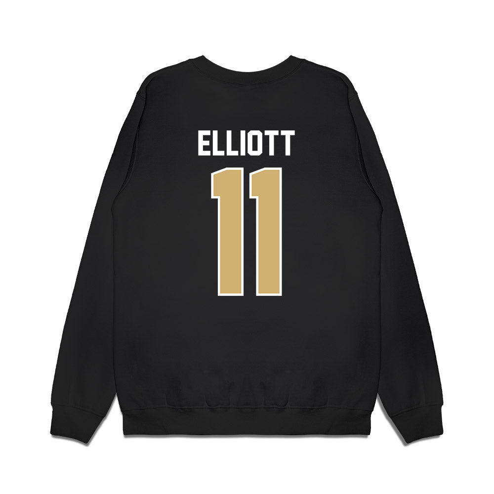 Vanderbilt - NCAA Football : Jack Elliott - Vintage Helmet Premium Crewneck Sweatshirt-1