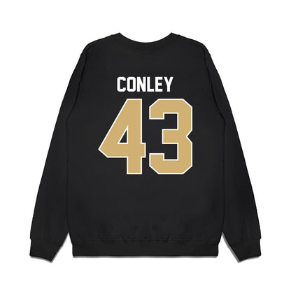 Vanderbilt - NCAA Football : Will Conley - Vintage Helmet Premium Crewneck Sweatshirt-1