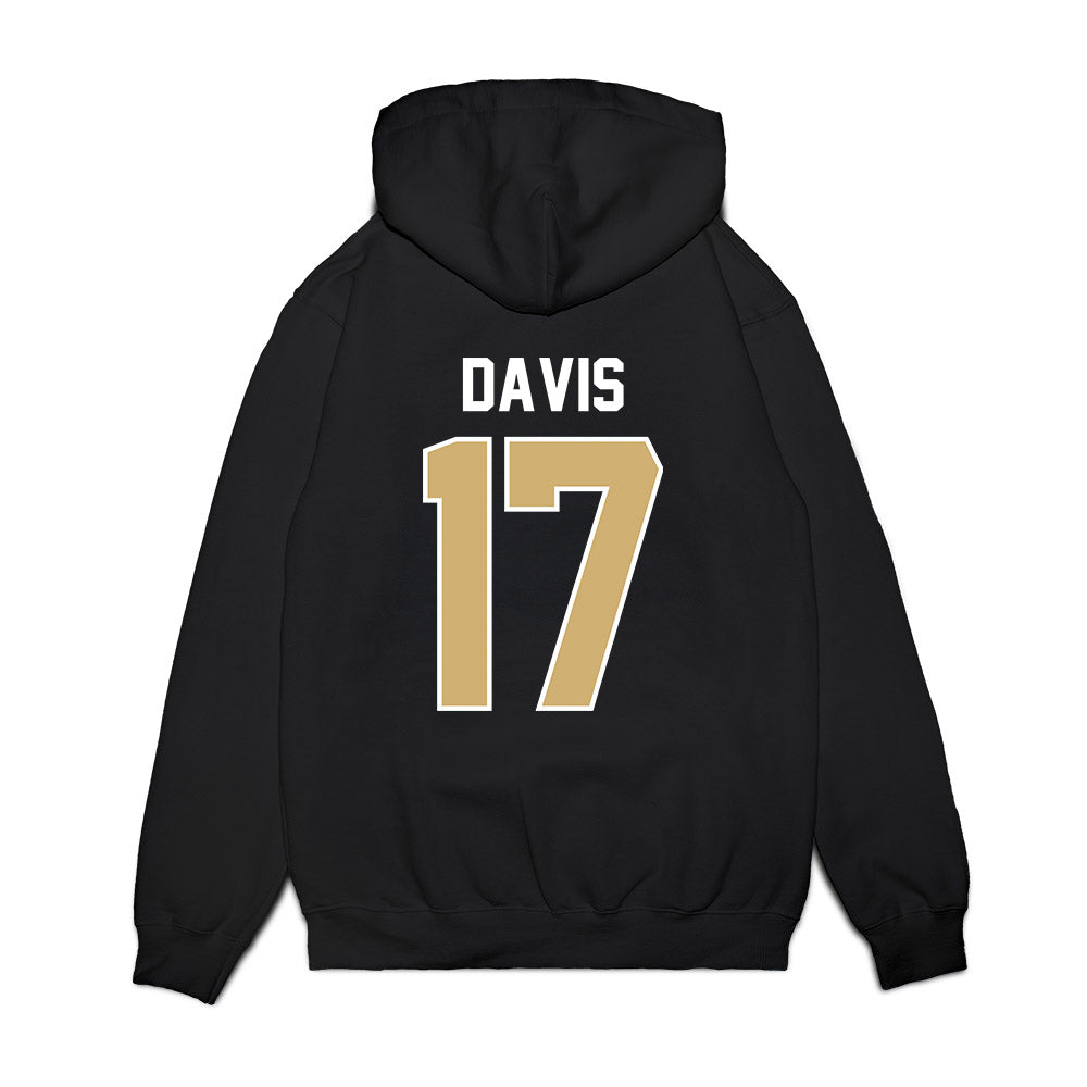 Vanderbilt - NCAA Football : Mark Davis - Vintage Helmet Premium Hooded Sweatshirt-1