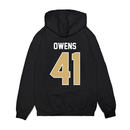 Vanderbilt - NCAA Football : Stone Owens - Vintage Helmet Premium Hooded Sweatshirt-1