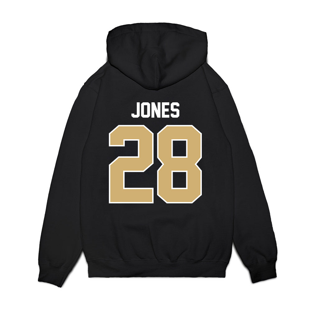 Vanderbilt - NCAA Football : Thomas Jones - Vintage Helmet Premium Hooded Sweatshirt-1