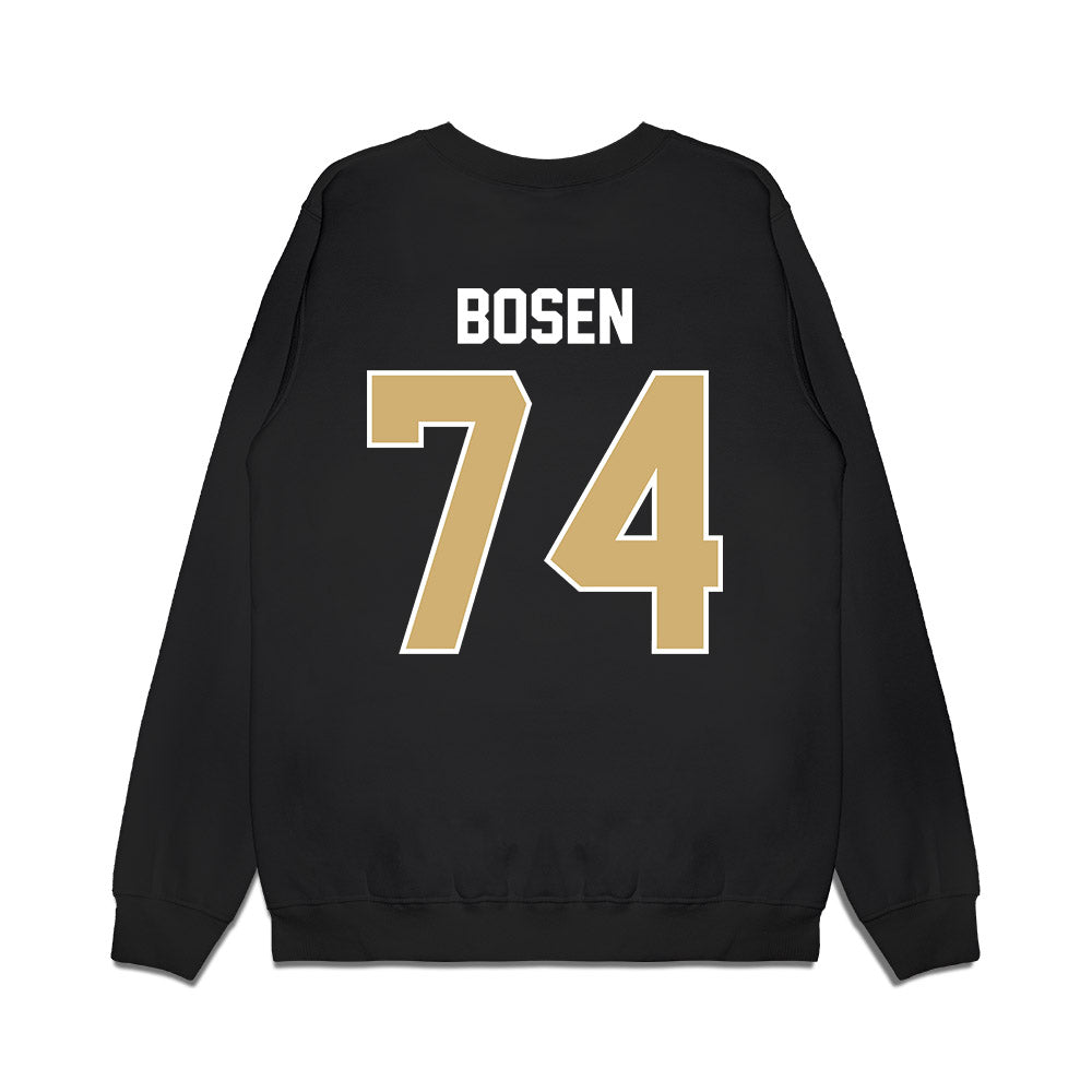 Vanderbilt - NCAA Football : Cameron Bosen - Vintage Helmet Premium Crewneck Sweatshirt-1