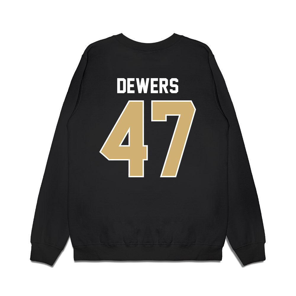 Vanderbilt - NCAA Football : Justin Dewers - Vintage Helmet Premium Crewneck Sweatshirt-1