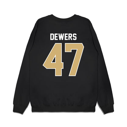 Vanderbilt - NCAA Football : Justin Dewers - Vintage Helmet Premium Crewneck Sweatshirt-1
