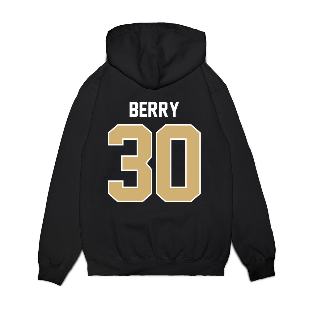 Vanderbilt - NCAA Football : Trudell Berry - Vintage Helmet Premium Hooded Sweatshirt-1