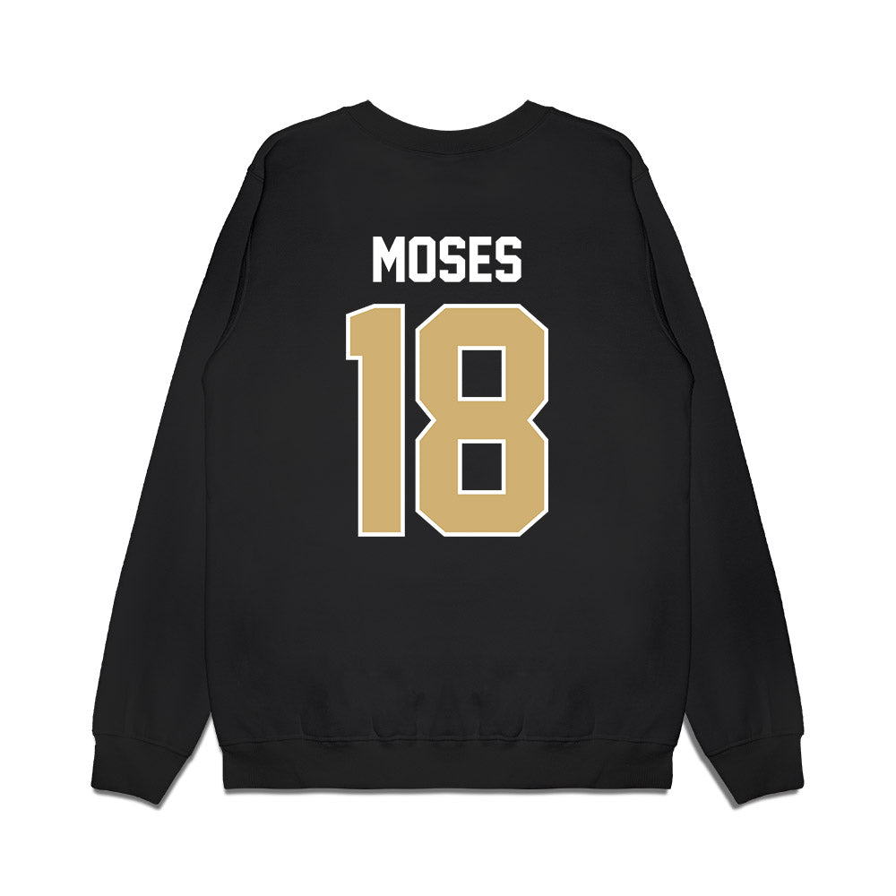 Vanderbilt - NCAA Football : Hayden Moses - Vintage Helmet Premium Crewneck Sweatshirt-1