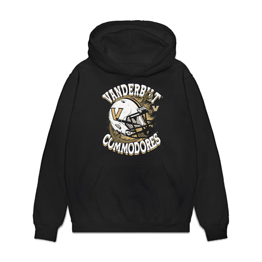 Vanderbilt - NCAA Football : Cameron Bosen - Vintage Helmet Premium Hooded Sweatshirt-0
