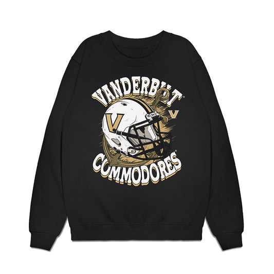 Vanderbilt - NCAA Football : Austin Howard - Vintage Helmet Premium Crewneck Sweatshirt-0