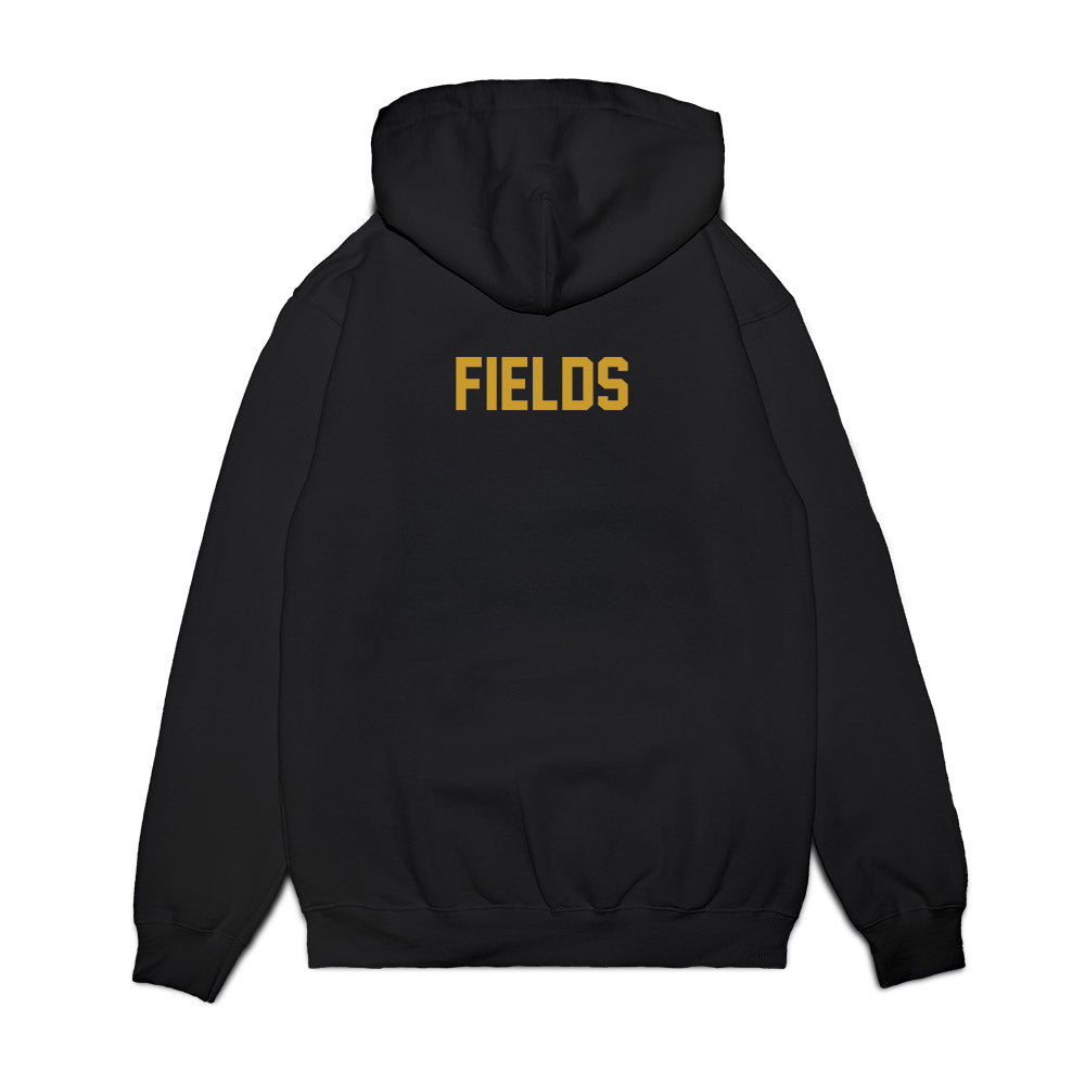 Notre Dame - NCAA Football : Malachi Fields - Vintage Helmet Premium Hooded Sweatshirt-1