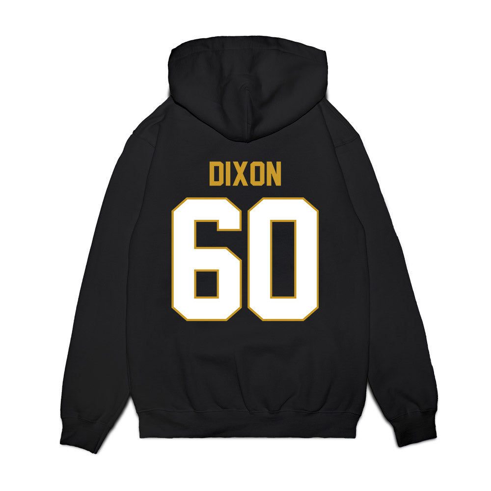 Notre Dame - NCAA Football : Davion Dixon - Vintage Helmet Premium Hooded Sweatshirt-1