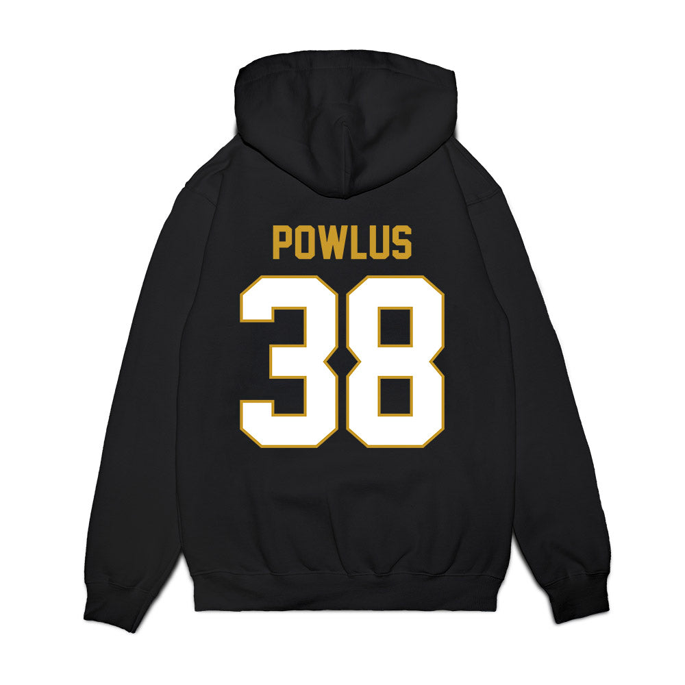 Notre Dame - NCAA Football : Tommy Powlus - Vintage Helmet Premium Hooded Sweatshirt-1