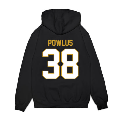 Notre Dame - NCAA Football : Tommy Powlus - Vintage Helmet Premium Hooded Sweatshirt-1