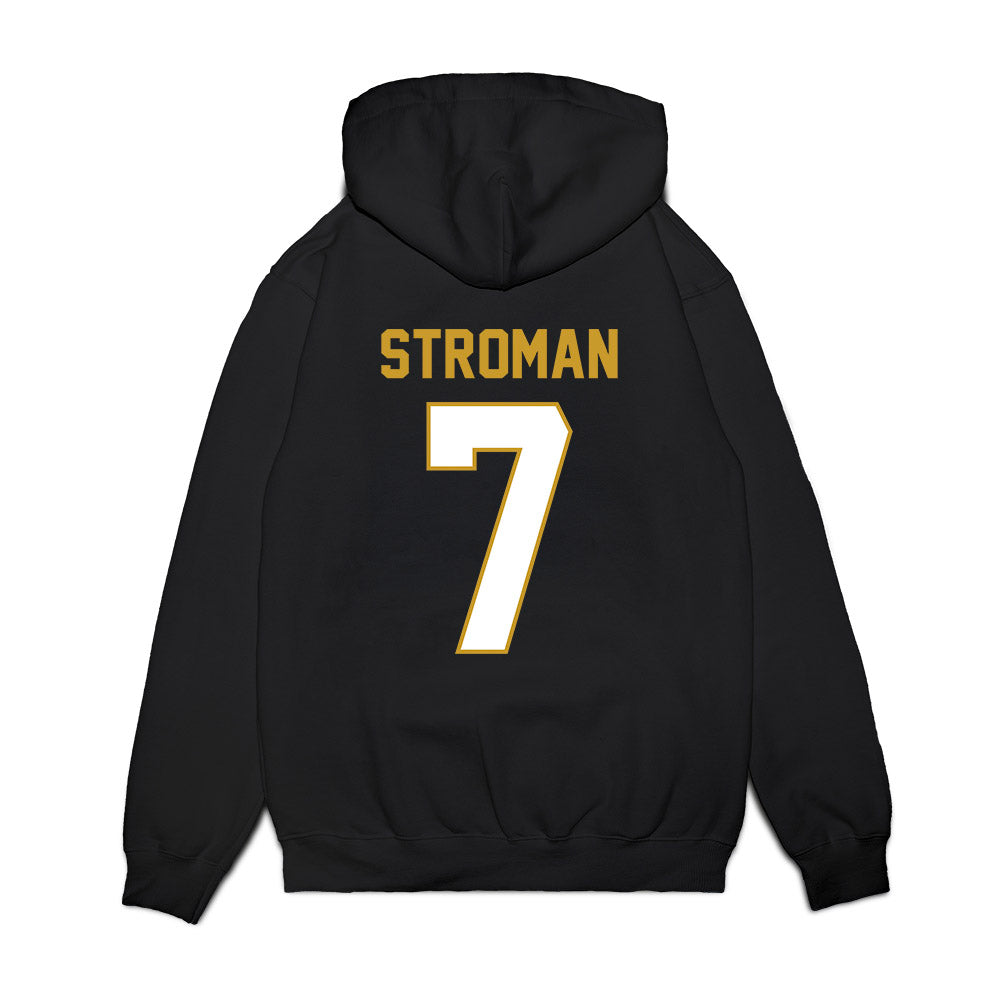Notre Dame - NCAA Football : Jalen Stroman - Vintage Helmet Premium Hooded Sweatshirt-1