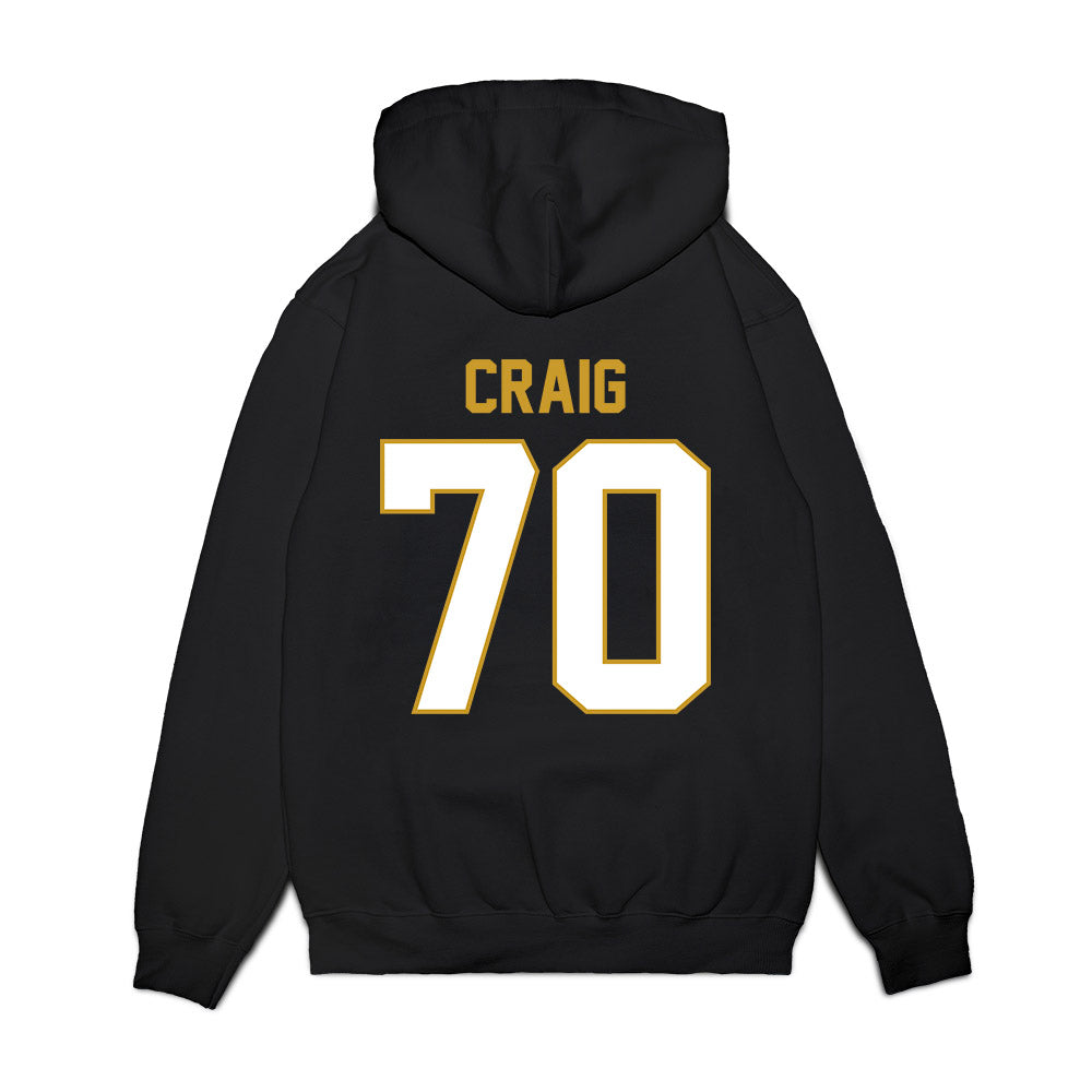 Notre Dame - NCAA Football : Ashton Craig - Vintage Helmet Premium Hooded Sweatshirt-1