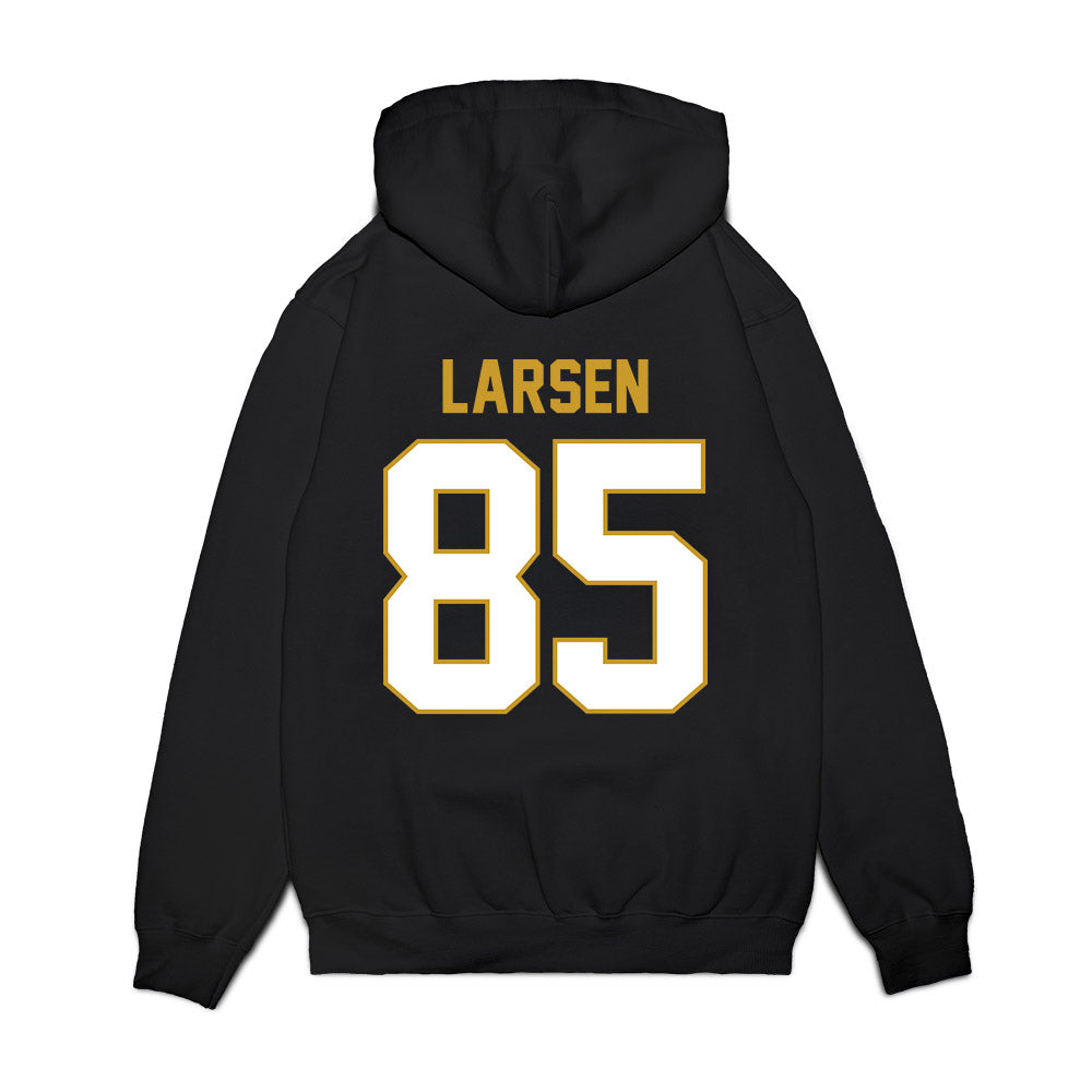 Notre Dame - NCAA Football : Jack Larsen - Vintage Helmet Premium Hooded Sweatshirt-1