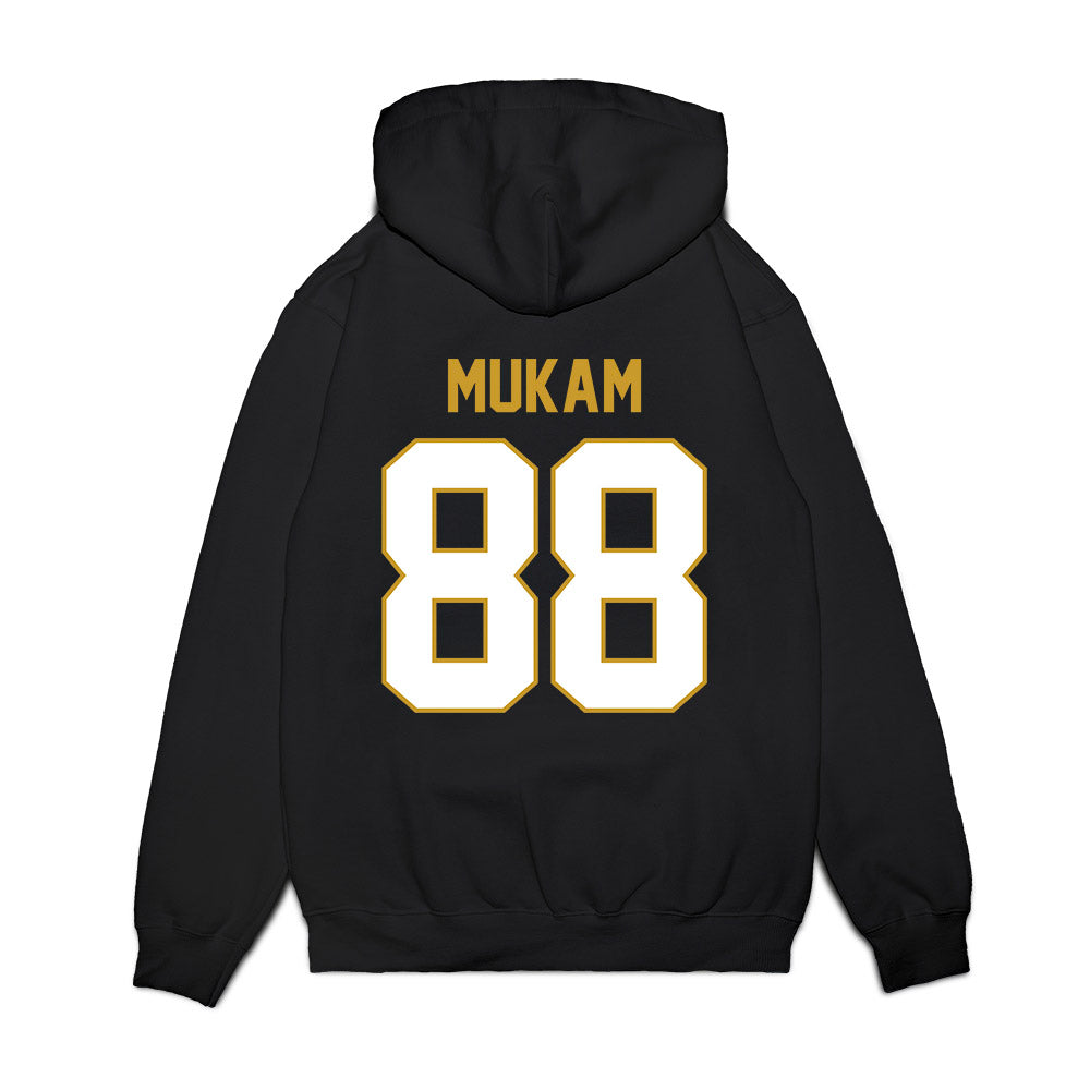 Notre Dame - NCAA Football : Armel Mukam - Vintage Helmet Premium Hooded Sweatshirt-1