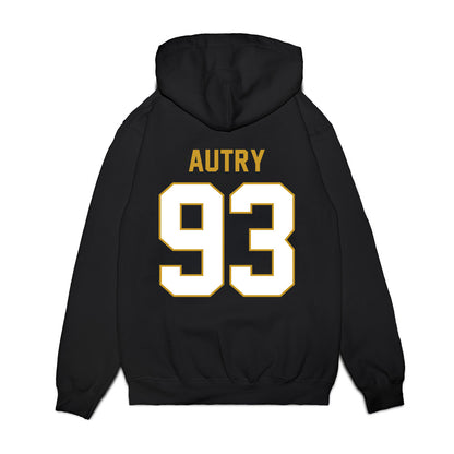 Notre Dame - NCAA Football : Quentin Autry - Vintage Helmet Premium Hooded Sweatshirt-1