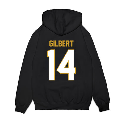 Notre Dame - NCAA Football : Micah Gilbert - Vintage Helmet Premium Hooded Sweatshirt-1