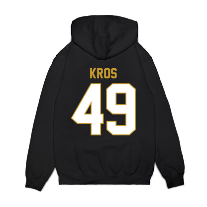 Notre Dame - NCAA Football : Andrew Kros - Vintage Helmet Premium Hooded Sweatshirt-1