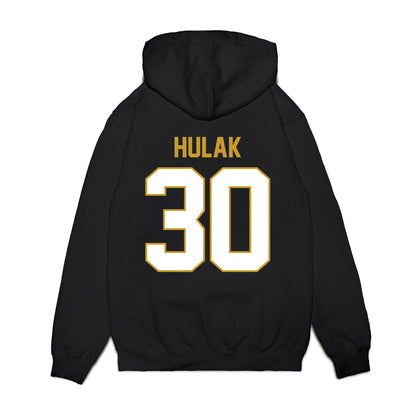 Notre Dame - NCAA Football : Dominik Hulak - Vintage Helmet Premium Hooded Sweatshirt-1