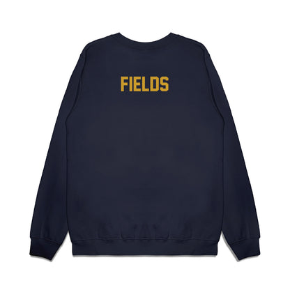 Notre Dame - NCAA Football : Malachi Fields - Vintage Helmet Premium Crewneck Sweatshirt-1