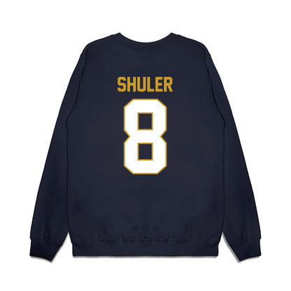 Notre Dame - NCAA Football : Adon Shuler - Vintage Helmet Premium Crewneck Sweatshirt-1