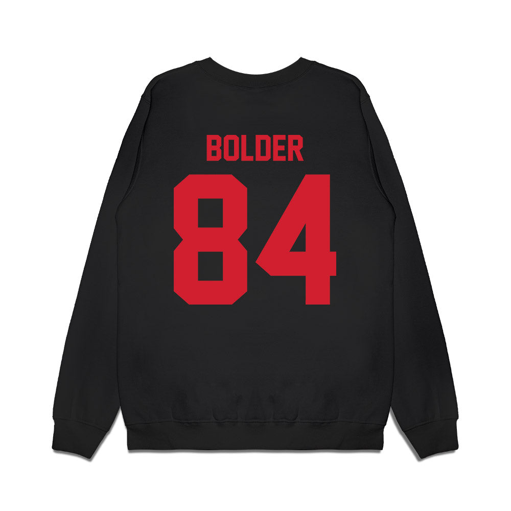 NC State - NCAA Football : Jerel Bolder - Vintage Helmet Premium Crewneck Sweatshirt-1