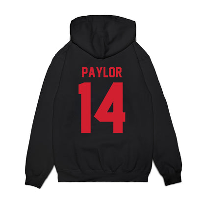NC State - NCAA Football : Jonathan Paylor - Vintage Helmet Premium Hooded Sweatshirt-1