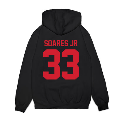 NC State - NCAA Football : Kenny Soares Jr - Vintage Helmet Premium Hooded Sweatshirt-1
