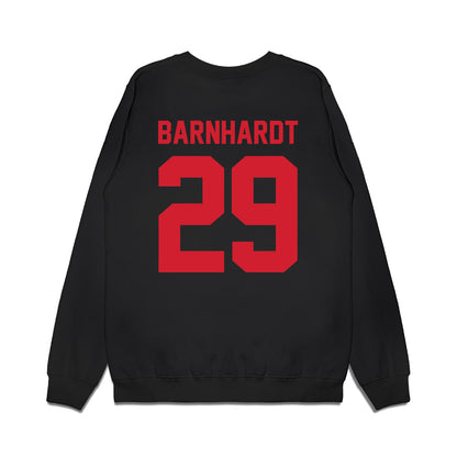 NC State - NCAA Football : Brody Barnhardt - Vintage Helmet Premium Crewneck Sweatshirt-1