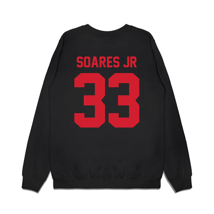 NC State - NCAA Football : Kenny Soares Jr - Vintage Helmet Premium Crewneck Sweatshirt-1