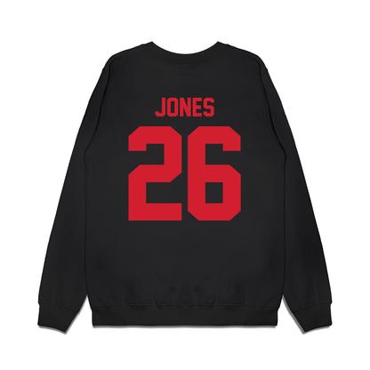 NC State - NCAA Football : Isiah Jones - Vintage Helmet Premium Crewneck Sweatshirt-1