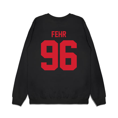 NC State - NCAA Football : Owen Fehr - Vintage Helmet Premium Crewneck Sweatshirt-1