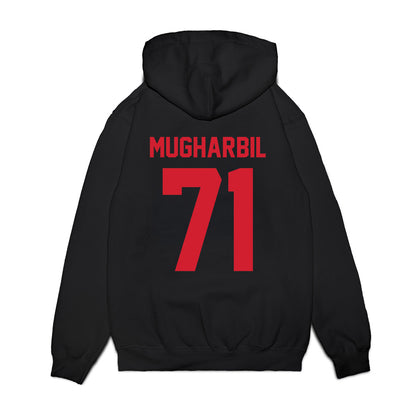 NC State - NCAA Football : Yousef Mugharbil - Vintage Helmet Premium Hooded Sweatshirt-1