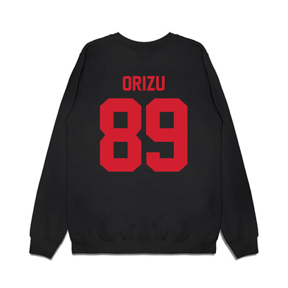NC State - NCAA Football : Odera Orizu - Vintage Helmet Premium Crewneck Sweatshirt-1