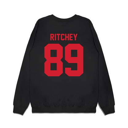 NC State - NCAA Football : Gus Ritchey - Vintage Helmet Premium Crewneck Sweatshirt-1