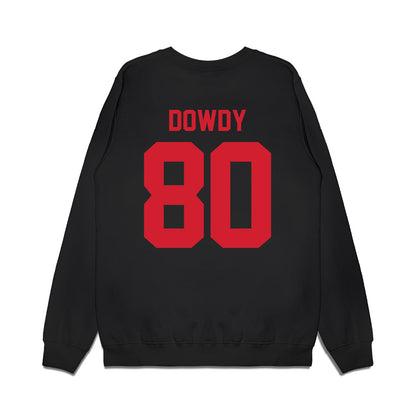 NC State - NCAA Football : Ethan Dowdy - Vintage Helmet Premium Crewneck Sweatshirt-1