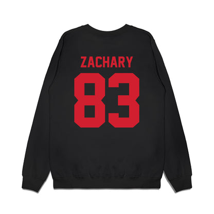 NC State - NCAA Football : Christian Zachary - Vintage Helmet Premium Crewneck Sweatshirt-1