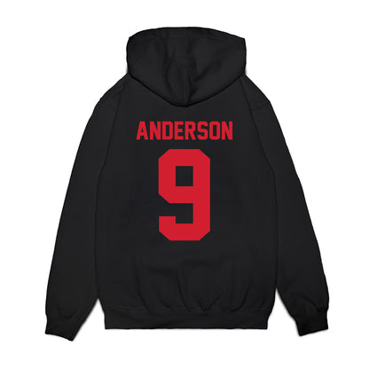 NC State - NCAA Football : Terrell Anderson - Vintage Helmet Premium Hooded Sweatshirt-1