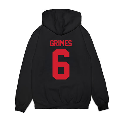 NC State - NCAA Football : Wesley Grimes - Vintage Helmet Premium Hooded Sweatshirt-1